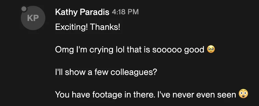 Client review