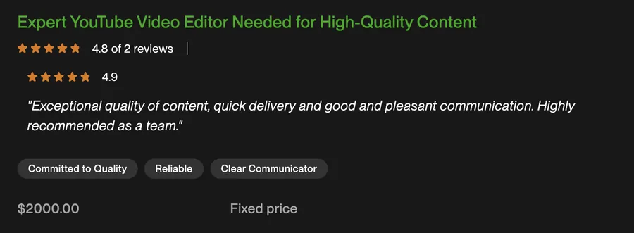 Client review