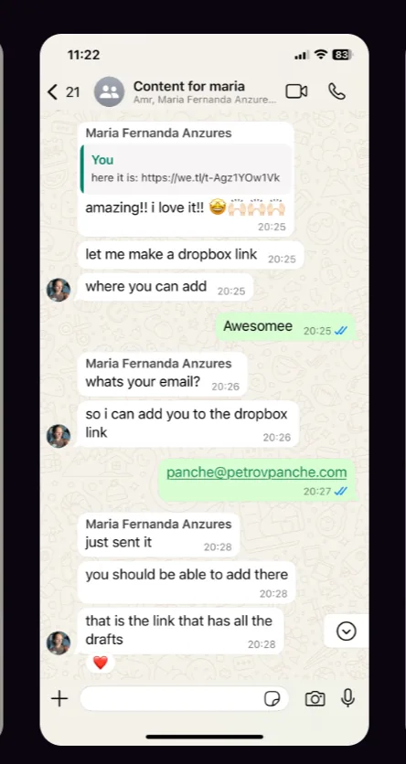 Client review